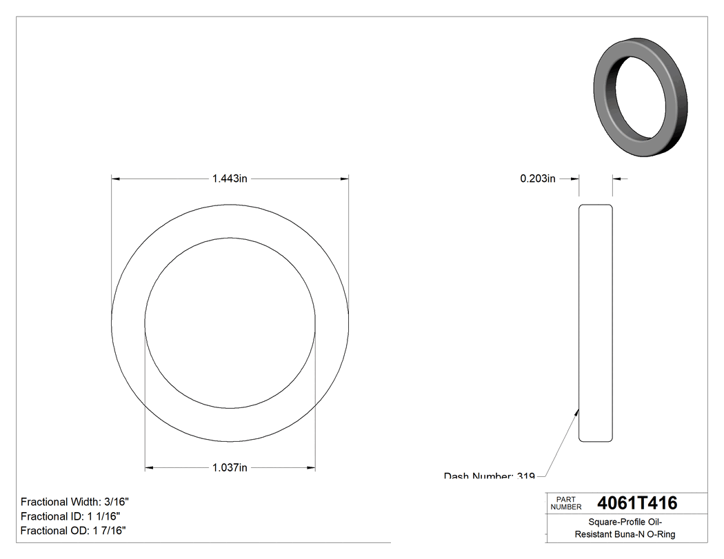 Technical drawing - 4061T416